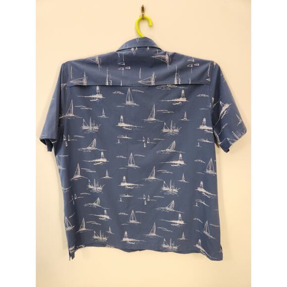 Croft & Barrow Quick Dry Shirt Mens 2XL XXL Blue Short Sleeve Gorpcore Ships - Picture 4 of 12